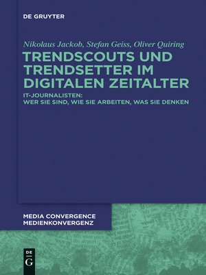 cover image of Trendscouts und Trendsetter im digitalen Zeitalter